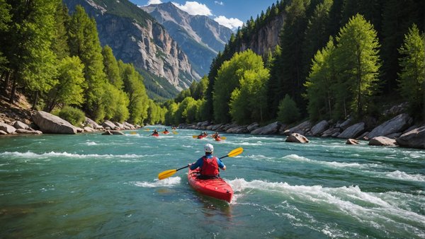 Kayak ubaye : aventure inoubliable entre barcelonnette et lauzet